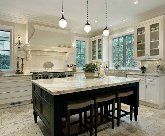 Kitchen Island Built by General Contracting Company in Boynton Beach, Lake Worth, Boca Raton, Delray Beach