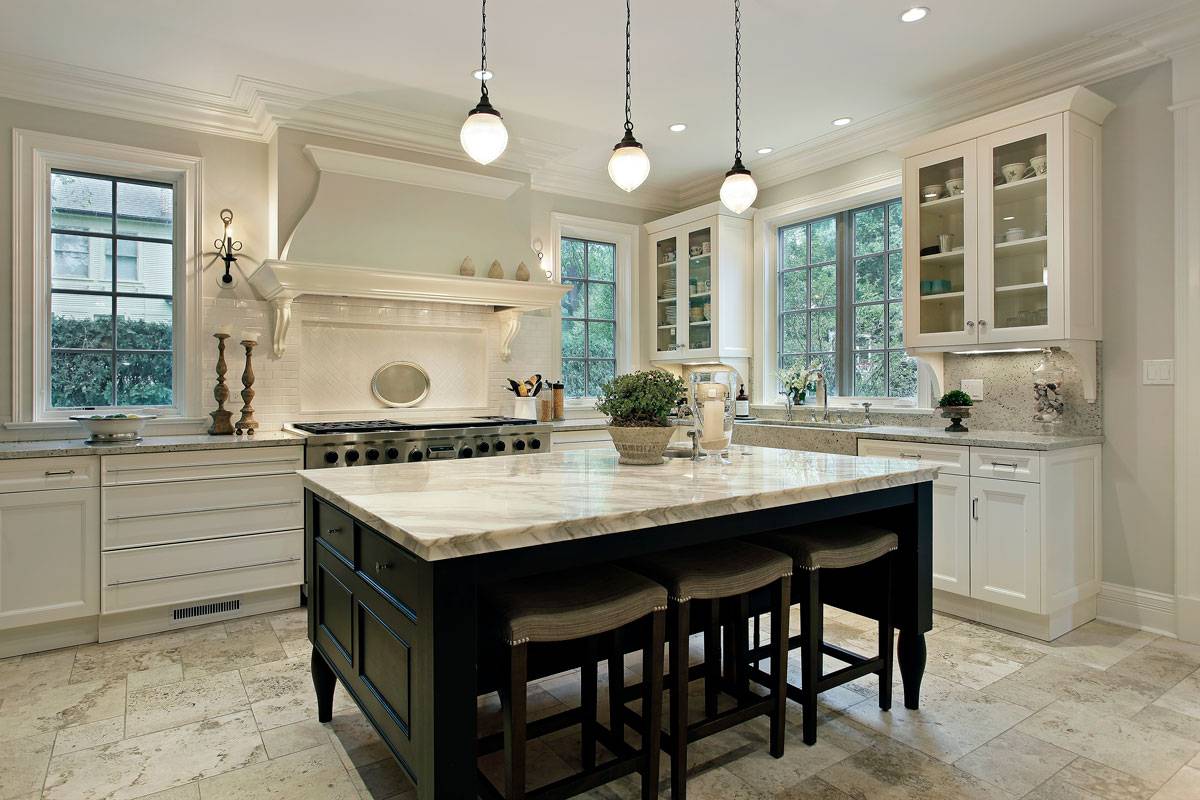 Kitchen Island Built by Kitchen Remodeling Contractors in Boynton Beach, Delray Beach, and Nearby Cities