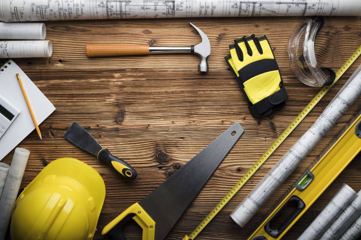 Tools used in a General Contracting Company in Boynton Beach