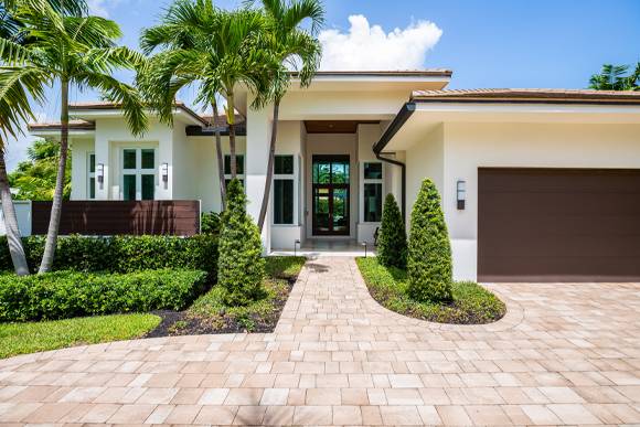 Delray Beach, FL Brick Driveway Paver Installation Project