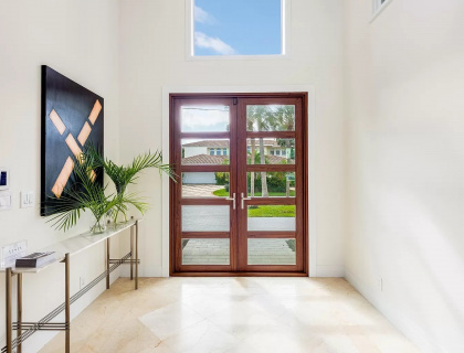 Construction management of entryway and front door in Boynton Beach