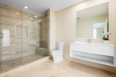 Bath remodel in Boca Raton home